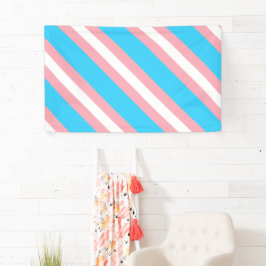 Lona Bandera transgénero personalizada