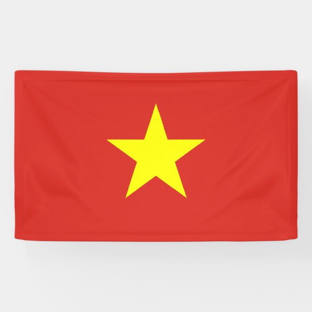 Lona Bandera vietnamita (Vietnam) (Horizontal)