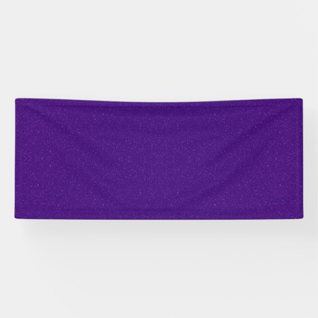 Lona Banderín de fiesta de brillo purpura – Personaliza (Horizontal)