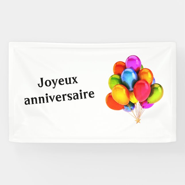 Lona Banderole ballon (Horizontal)