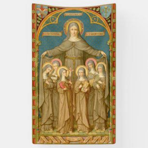 Lona Banner 2 de St. Clare of Assisi & Nuns (SAU 027)