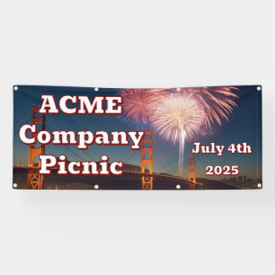 Lona Banner al aire libre con grommets, personalizable