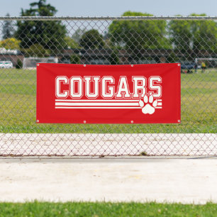 Lona Banner al aire libre-Cougars Paw