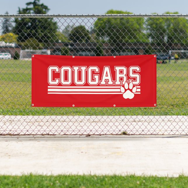 Lona Banner al aire libre-Cougars Paw (In situ)
