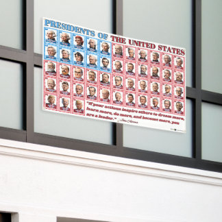 Lona Banner al aire libre de 47 presidentes Personaliza