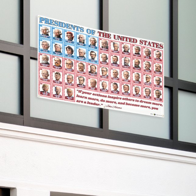 Lona Banner al aire libre de 47 presidentes Personaliza (Edificio exterior)