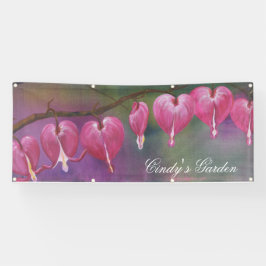 Lona Banner al aire libre de Alaskan Bleeding Hearts