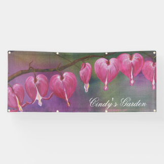 Lona Banner al aire libre de Alaskan Bleeding Hearts