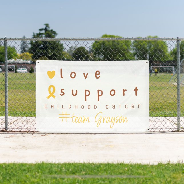 Lona Banner al aire libre de nombre personalizado para  (in situ)