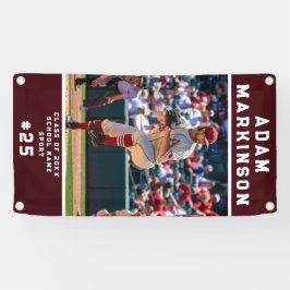 Lona Banner al aire libre para softball deportivo senio