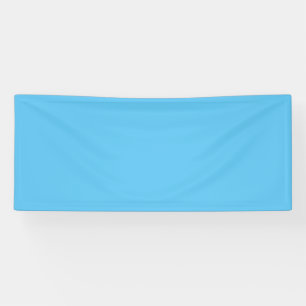 Lona Banner azul cielo #5EC5F3, vinílico de Hosta azul