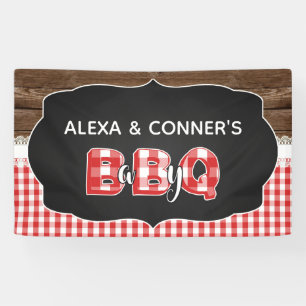 Lona Banner Baby Shower de Baby Q - Rojo