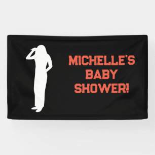 Lona Banner Baby Shower Rock a Bye Rock Star