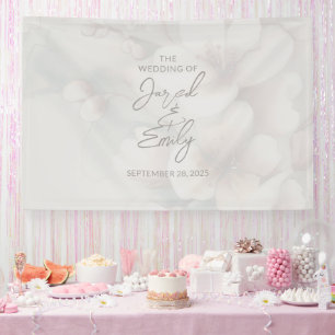 Lona Banner Boda de cerezo en flor