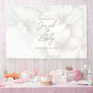 Lona Banner Boda de cerezo en flor