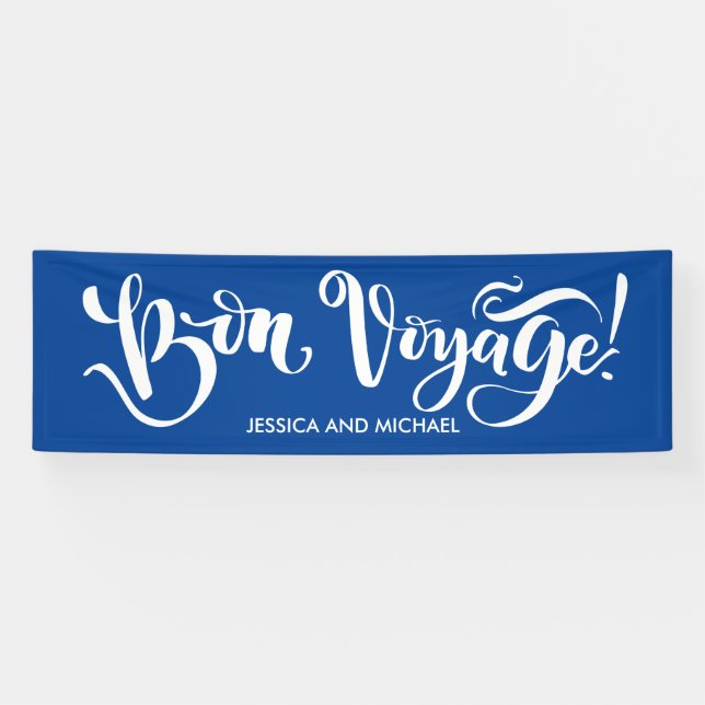 Lona Banner Bon Voyage (Horizontal)