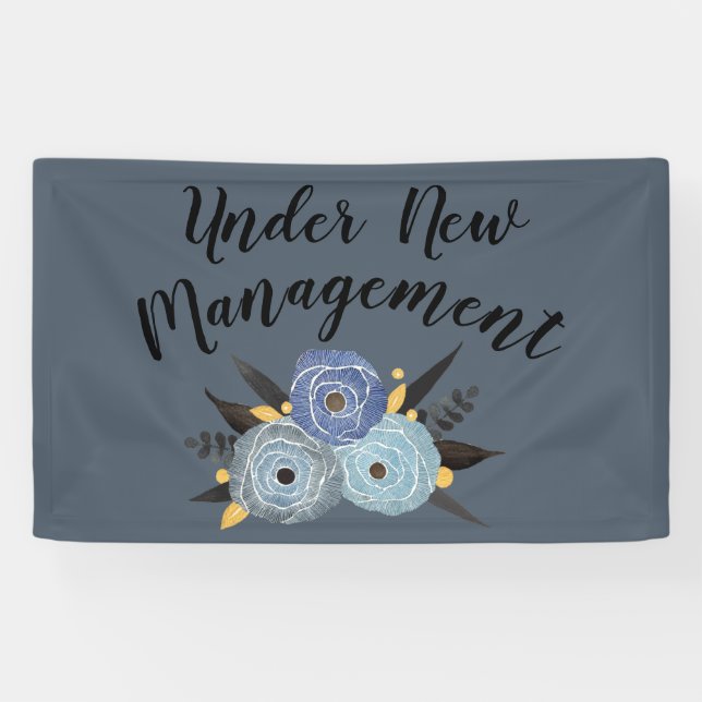 Lona Banner comercial de Invitación de cambio de person (Horizontal)