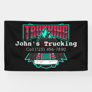 Lona Banner comercial de la empresa de transporte publi