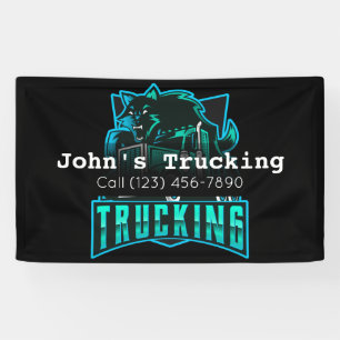 Lona Banner comercial de la empresa de transporte publi