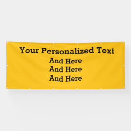 Lona Banner comercial Personalizado de 4'x10'