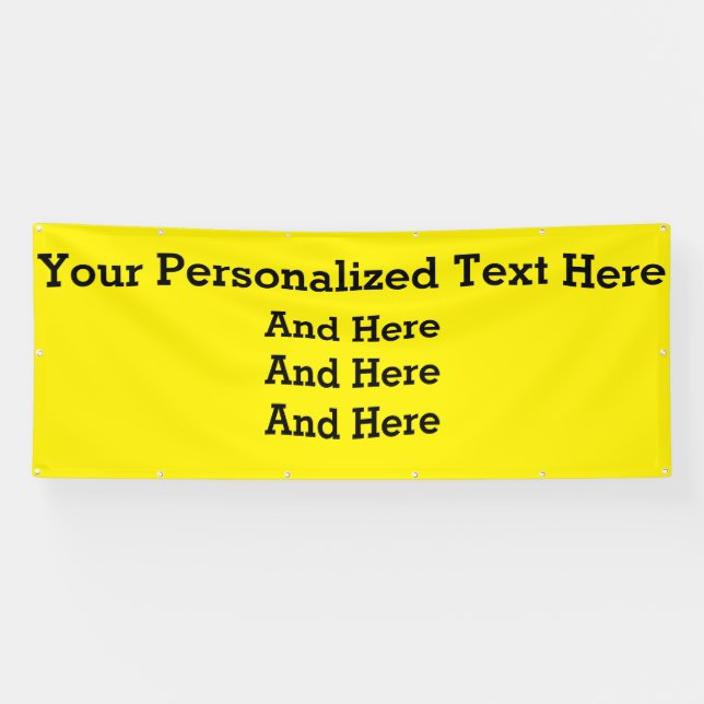 Lona Banner comercial Personalizado de 4'x10' (Horizontal)