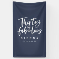 Banner de 30 años y fabuloso