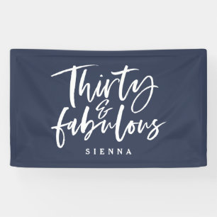 Lona Banner de 30 años y fabuloso