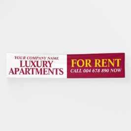 Lona Banner de anuncios de alquiler de negocios de alqu