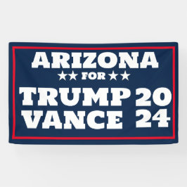 Lona Banner De Arizona Para Trump Vance 2024