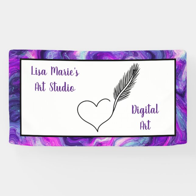 Lona Banner de arte personalizado para espectáculos de  (Horizontal)