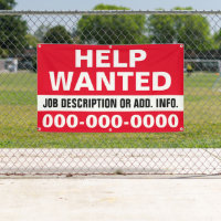 Banner de ayuda de 3' X 5' buscado