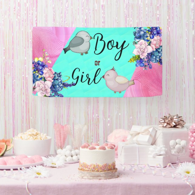 Lona Banner de Baby Shower (Fiesta)