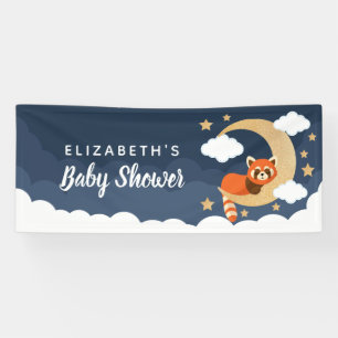 Lona Banner de Baby Shower de la canción de cuna Red Pa