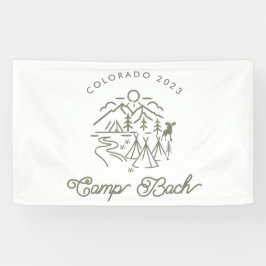 Lona Banner de bachillerato/fondo del campamento