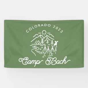 Lona Banner de bachillerato/fondo del campamento