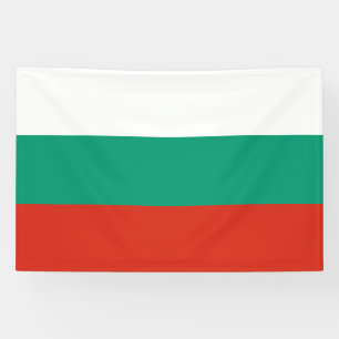 Lona Banner de bandera búlgara patriótica