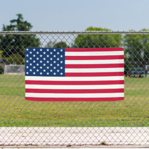 Lona Banner de bandera estadounidense Patriótico de Est