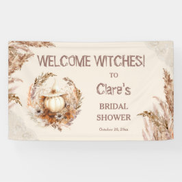 Lona Banner de bienvenida de la ducha de novia de la Ha