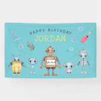 Banner de bienvenida de la fiesta de cumpleaños de