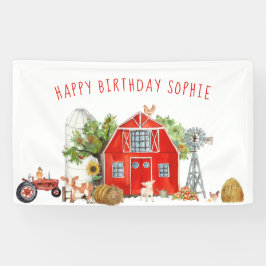 Lona Banner de bienvenida de la fiesta de cumpleaños te