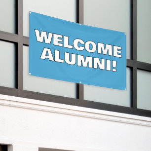 Lona Banner de bienvenida para estudiantes de segundo a