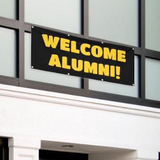 Lona Banner de bienvenida para estudiantes de segundo a