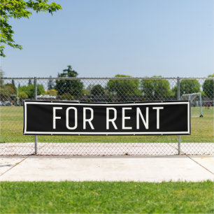 Lona Banner de Black For Rent