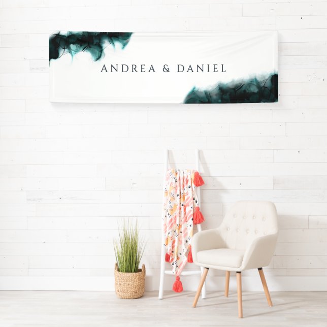 Lona Banner de boda de tinta rápida (In situ)