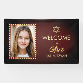 Lona Banner de Broadway Bat Mitzvah con imágenes en las