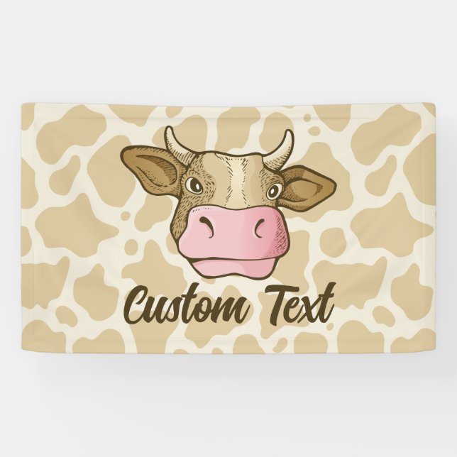 Lona Banner de cabeza de vaca (Horizontal)