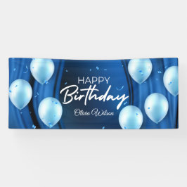 Lona Banner de celebración de cumpleaños feliz