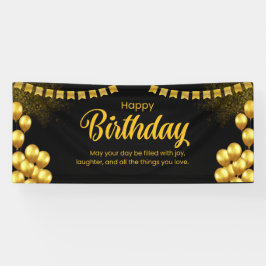Lona Banner de celebración de cumpleaños feliz