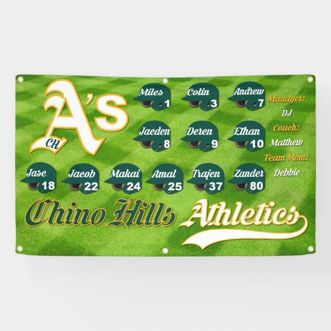 Lona Banner de Chino Hills AA A (Horizontal)