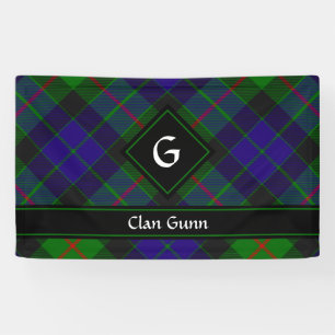 Lona Banner de Clan Gunn Tartan